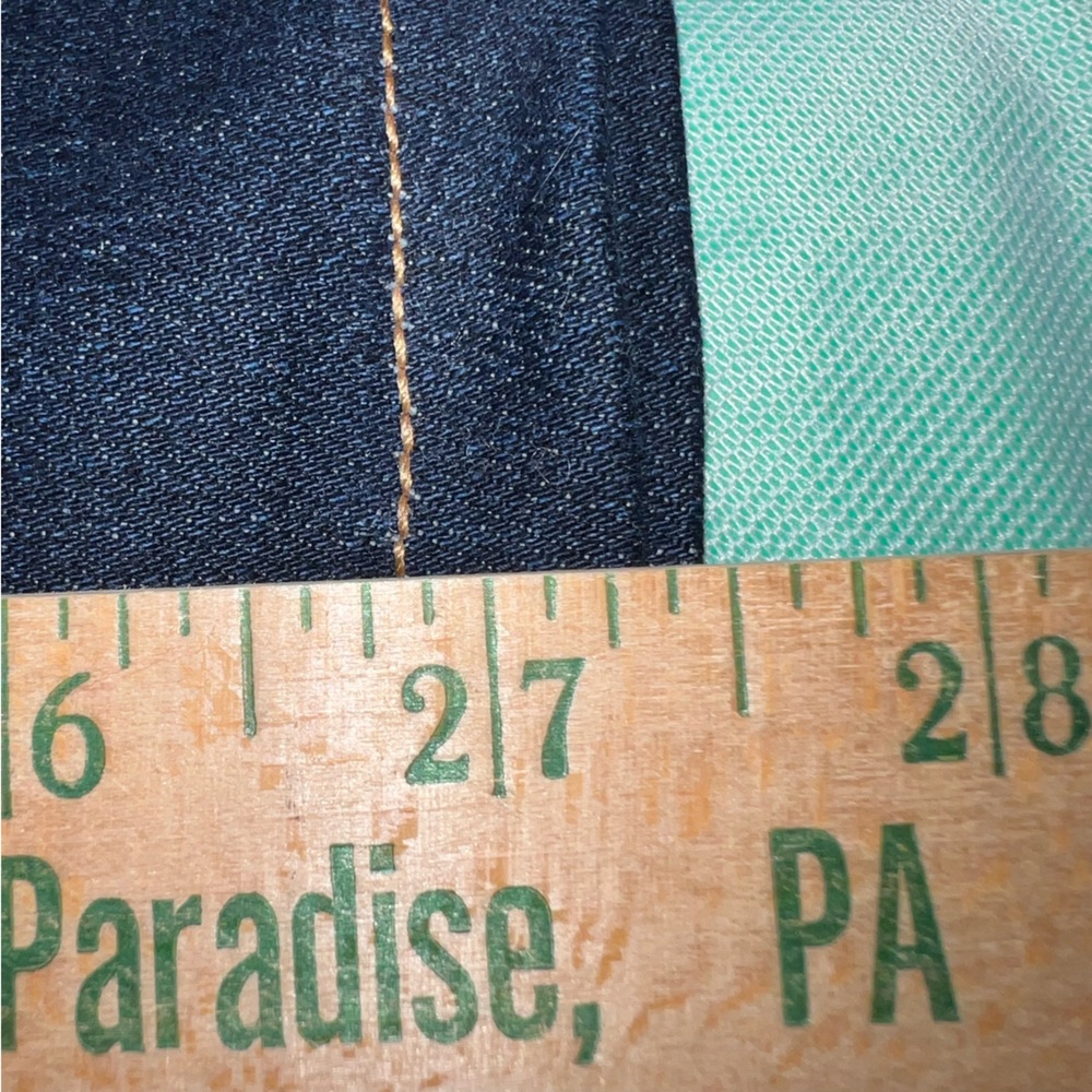 7 For All Mankind Dark Wash Blue Bootcut Mid Rise Jeans Women’s Size 32 - Picture 11 of 17